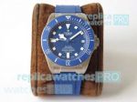 Swiss Replica Tudor Pelagos Titanium Watch Blue Dial With Rubber Strap 42mm